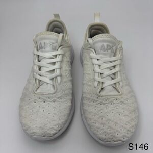 APL Unisex 3D StretchTechloom Phantom Sneaker White Cream US size Women 8.5 Men7